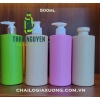 Chai nhựa 500ml đựng mỹ phẩm