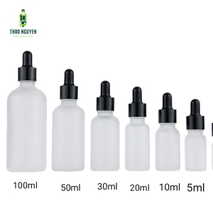 Chai tinh dầu mờ nhám 5-10-20-30-50-100ml