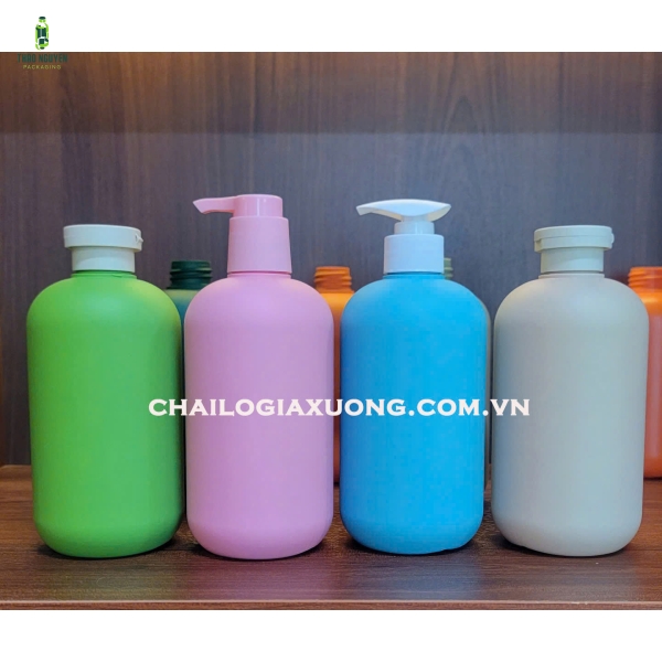 Chai nhựa 200ml đựng dầu gội, sữa tắm